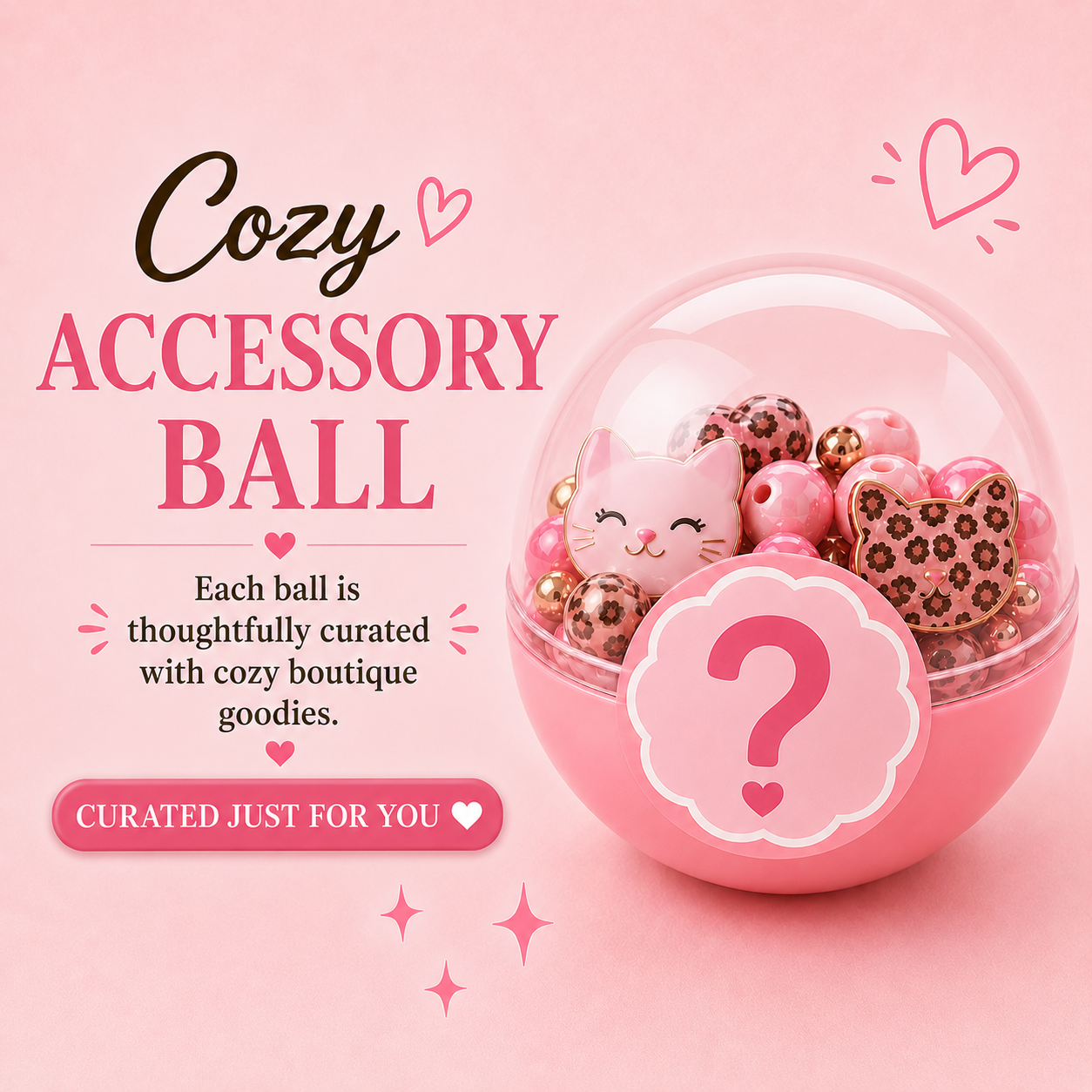 Cozy Accessory Ball   | Cat & Leopard  Accessories
